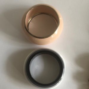 Two vintage bangles.  One is Bakelite (I believe) and one is enamel.